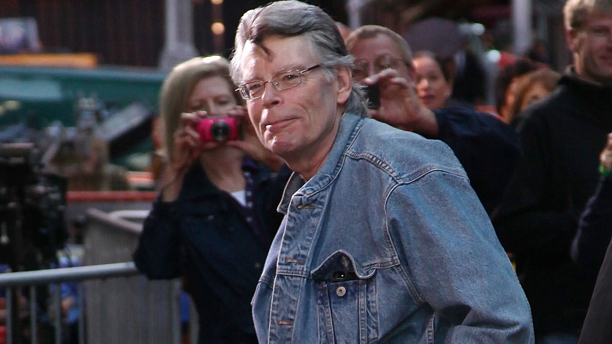 NEW YORK, NY - SEPTEMBER 24: Author Stephen King arrives at "Good Morning America" at GMA Studios in Times Square on September 24, 2013 in New York City.