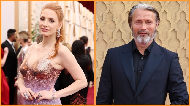 Jessica Chastain and Mads Mikkelsen