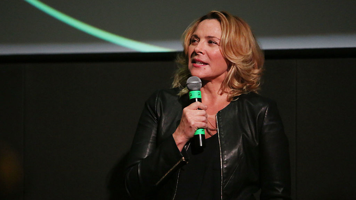 DENVER, CO - JUNE 23: Kim Cattrall speaks at Sie FilmCenter during SeriesFest: Season Two on June 23, 2016 in Denver, Colorado. 