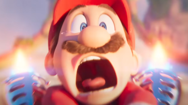 Mario screaming