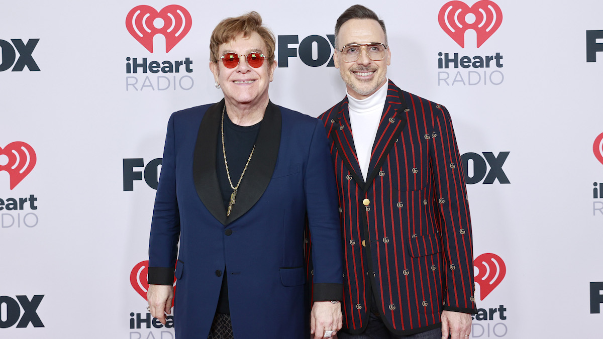 Elton John David Furnish Getty