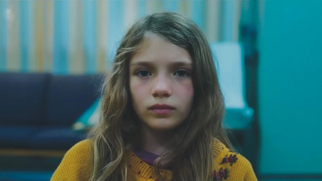 Close-up shot of Hannah (Naila Schuberth) in 'Dear Child'