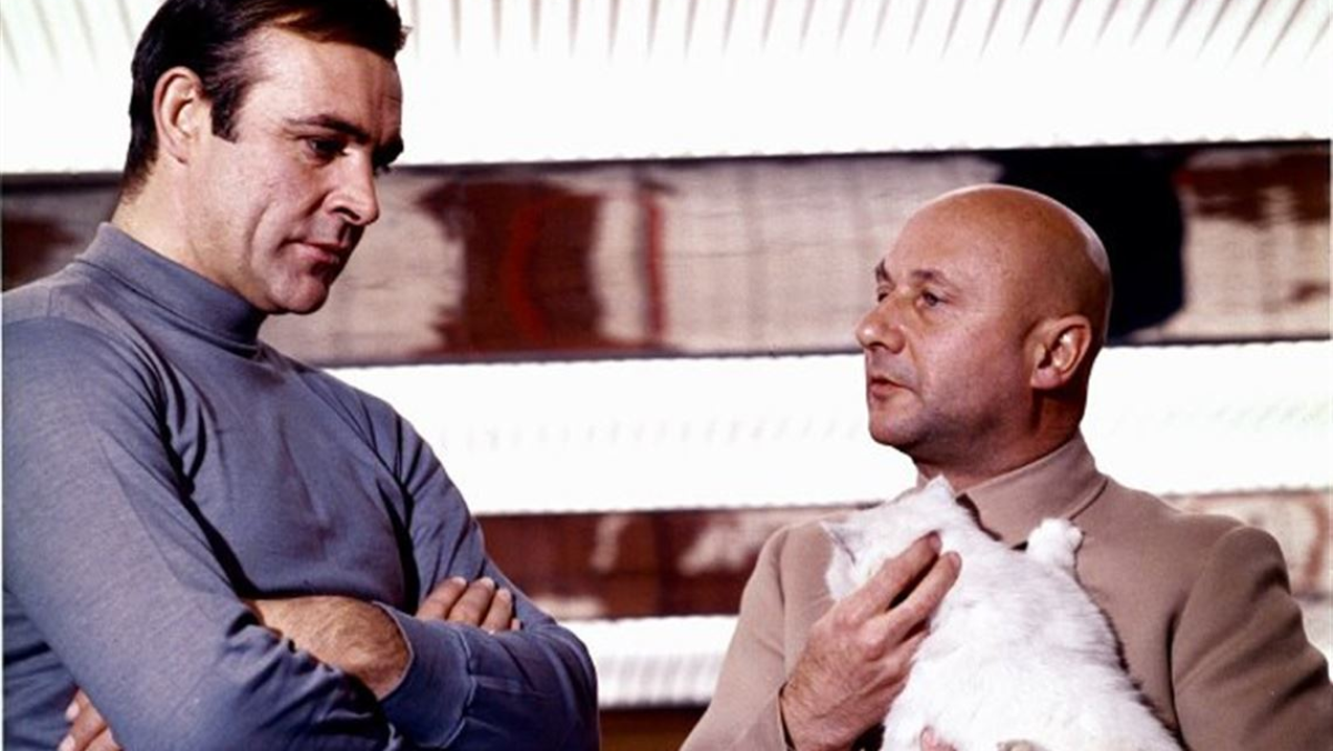 James Bond and Blofeld