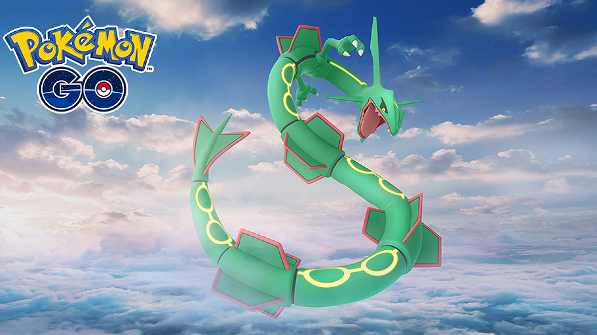 Rayquaza from Pokémon Go