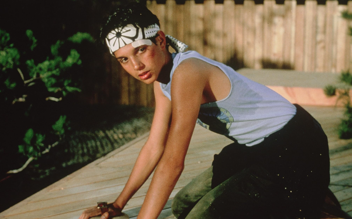 Ralph Macchio in The Karate Kid (1984).