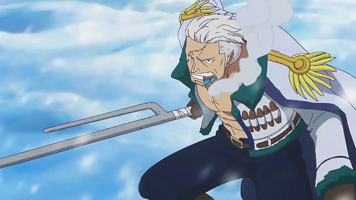 Smoker, the admiral, from One Piece