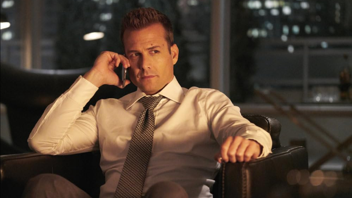 Gabriel Macht as Harvey Specter in Suits