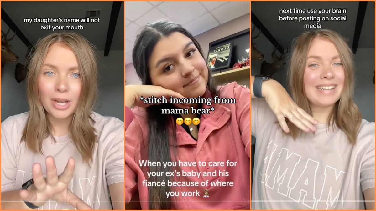 Mom shares video on TikTok regarding ill-mannered assistant at pediatrician's office.