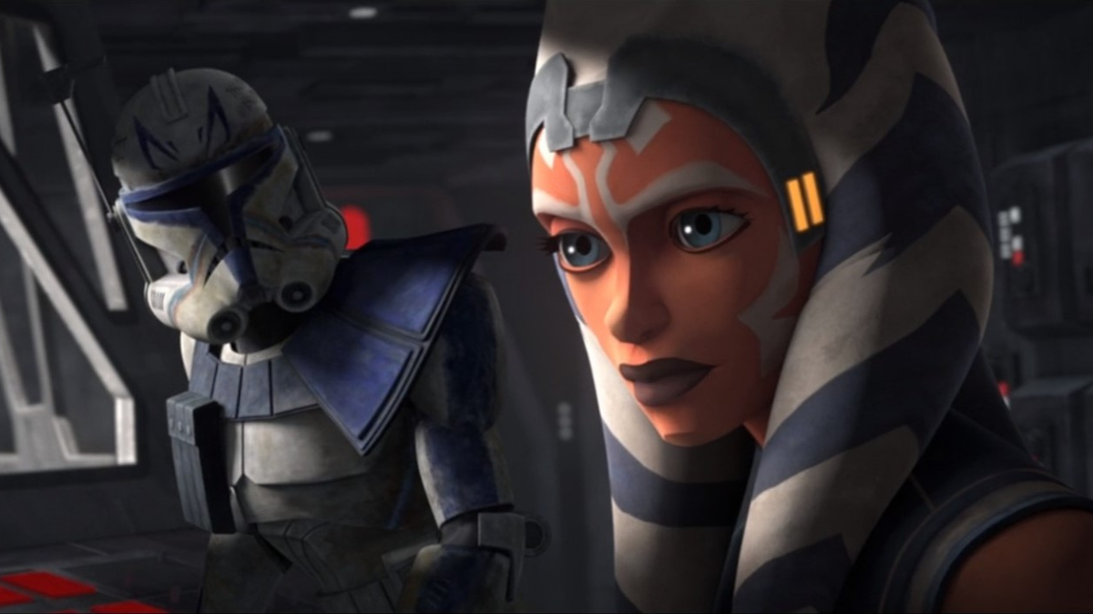 Ahsoka and Rex talking