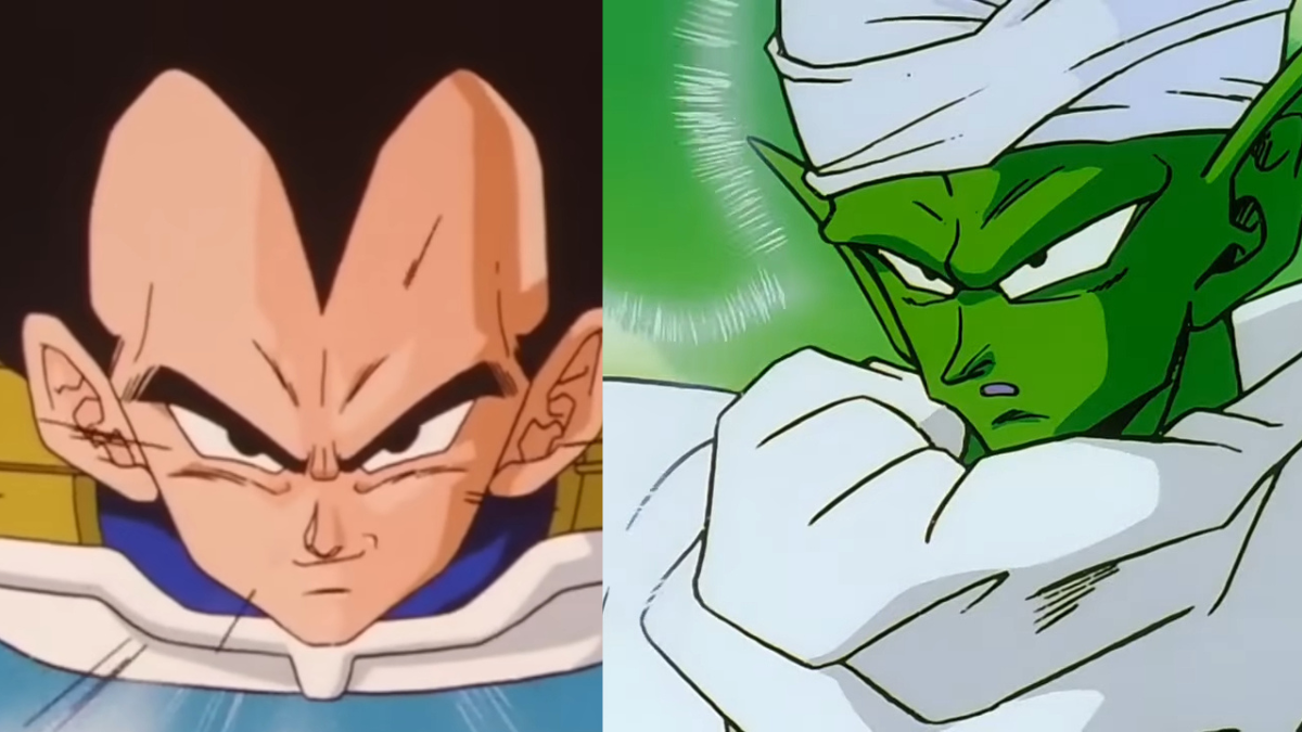 Vegeta and Piccolo split image