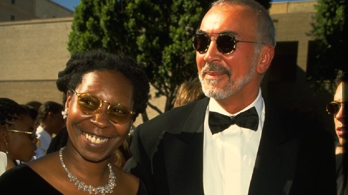 Whoopi Goldberg and Frank Langella